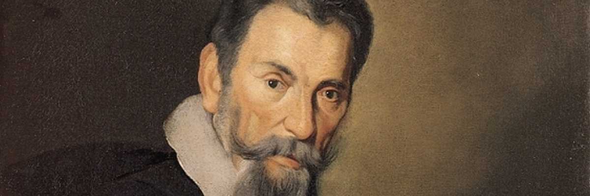 Ritratto di Claudio Monteverdi dipinto da Bernardo Strozzi.