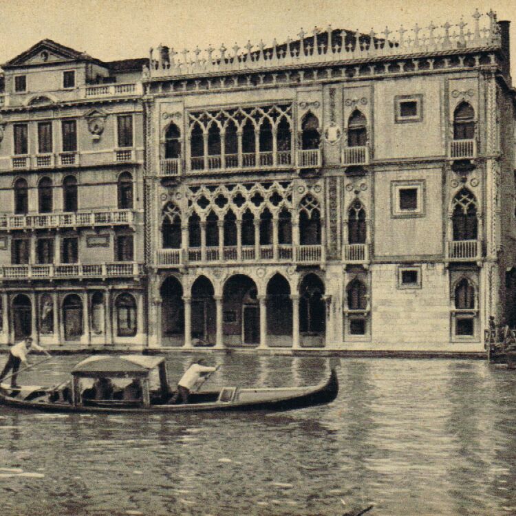 Cà d'Oro, uno dei più particolari palazzi di Venezia, sede della Galleria Giorgio Franchetti.