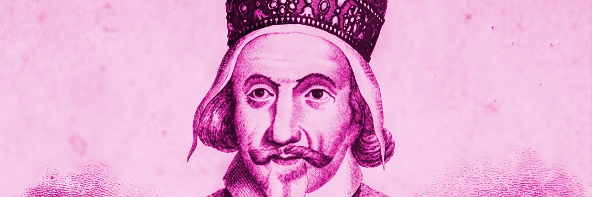 Incisione raffigurante il doge Carlo Contarini