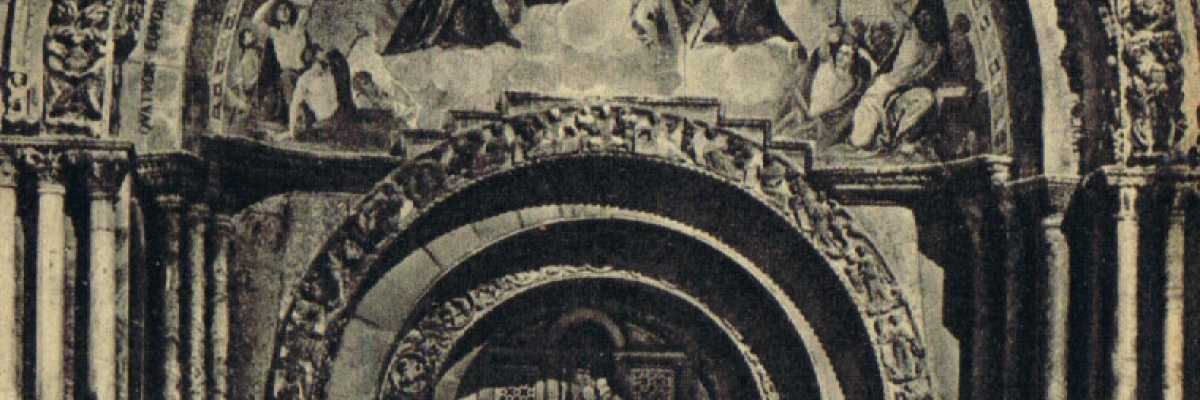 Il portale d'ingresso principale della stupenda Basilica di San Marco.