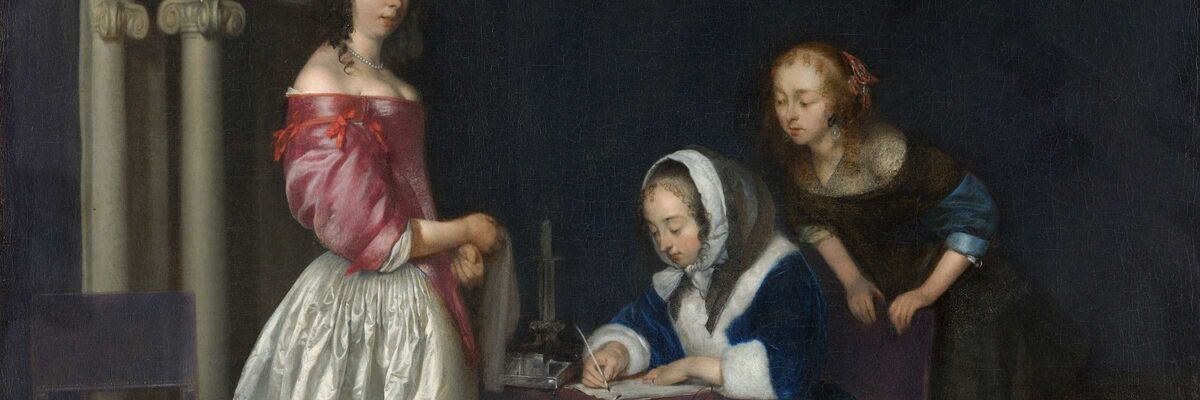 Curiosity, Gerard ter Borch the Younger, ca. 1660–62 (Metropolitan Museum NY)