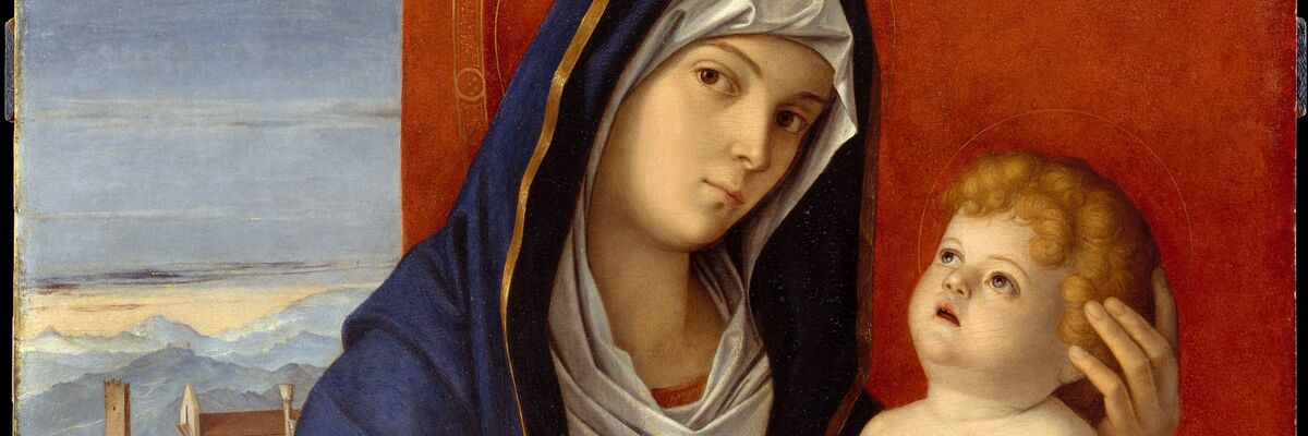 Ritratto di Madonna con bambino, di Giovanni Bellini (Metropolitan Museum of Art)