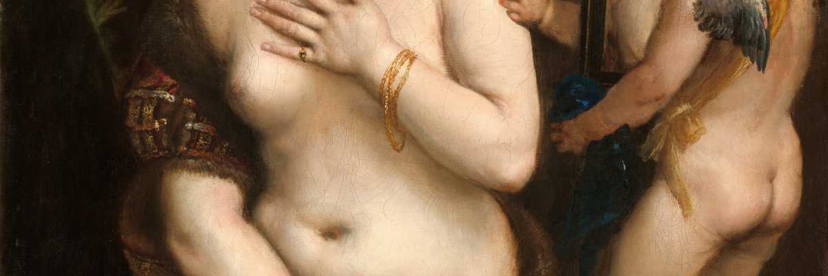 Ritratto di Venere allo specchio (o con lo specchio), di Tiziano.