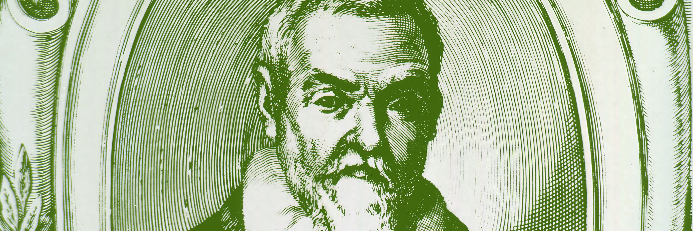 Portrait of Santorio Santorio — (Graphic elaboration by Venipedia/Bazzmann based on the engraving by Giacomo Piccini, 1660)
