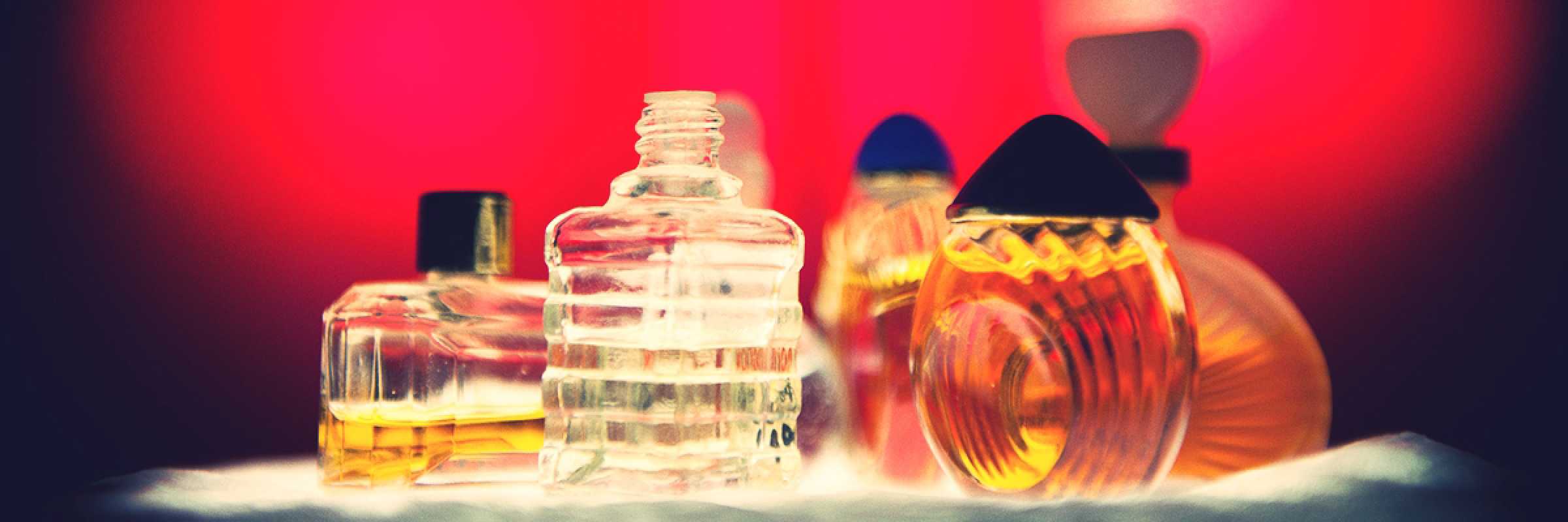 Perfume bottles.