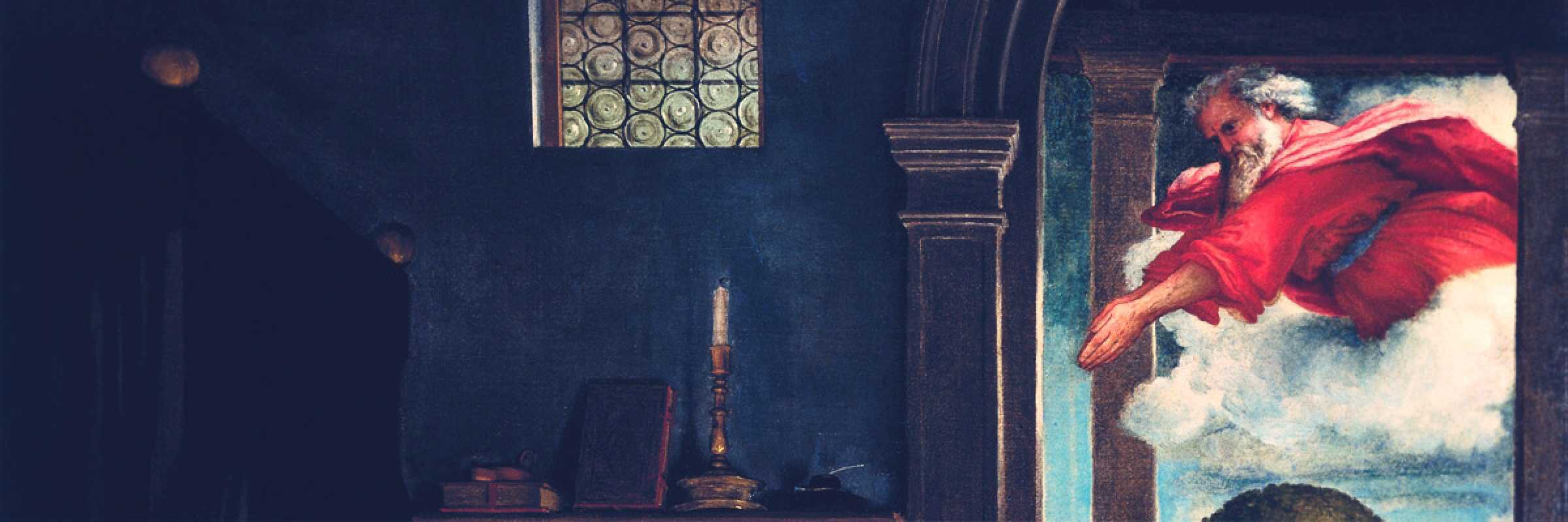 Frammento di un dipinto di Lorenzo Lotto.