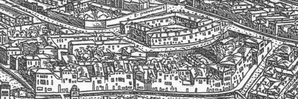  The Ghetto in the 16th century map by Jacopo De Barbari — (Venipedia/Bazzmann Archive)