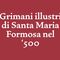 Scritta bianca "Grimani illustri di Santa Maria Formosa nel '500" su fondo rosso