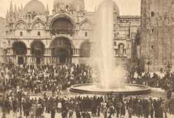 L'inaugurazione dell'acquedotto a Piazza San Marco avvenuta il 23 giugno 1884