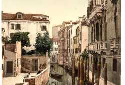 Tipico canale veneziano (Library of Congress - Detroit Publishing Company).