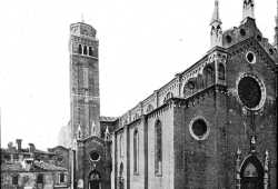 La Basilica di Santa Maria Formosa dei Frari, luogo in cui sono custoditi due famosi dipinti del Tiziano (Brooklyn Museum)