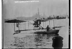 One of the first seaplanes of the story is about to start from the San Marco Basin (Library of Congress - George Grantham Bain Collection).