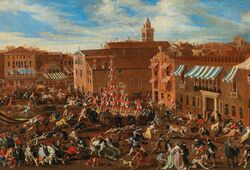 Bull hunting in the Campo San Polo